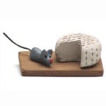 Ratón gris c. queso