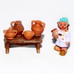 Mesa alfarero con pastora 310