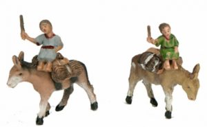 Niño con burro 5cms