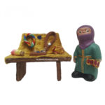 Puesto cuero hippie con pastor 329