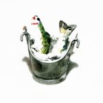 Cubo con pescadillas