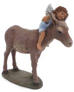 Angelito en mula 17cm
