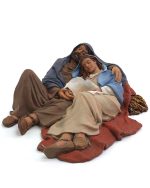 San José y Virgen María 17cm