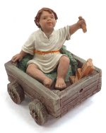 Niño Jesús carro 17cm