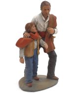 Pastor con hijo 15cm