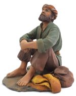 Pastor sentado 17cm