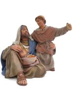 Pastor niño con pan 20cm