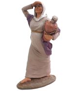 Samaritana embarazada 17cm