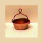 Coldero cónico cobre