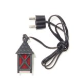 Farol plástico rojo pequeño