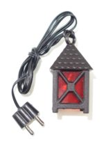 Farol plástico rojo mediano