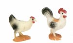 Gallo y gallina 2,5cms