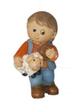 Pastor con sombrero y oveja