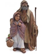 Abuelo y nieta 20cm.