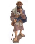 Pastor cuidando del rebaño 20cm.