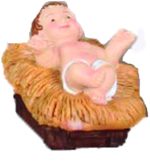 Niño Jesús 9 cm infantil resina