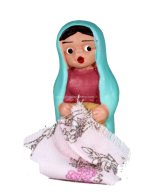 Lavandera con tabla de pie