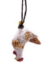 Pollo resina colgar