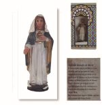 Sagrado Corazón de María Blanco 9 cm