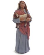 Mujer con cabra 12 cm