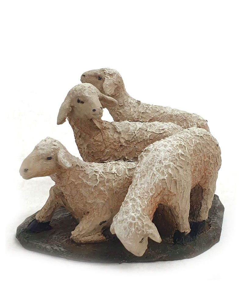 Cuatro corderitos 12 cm