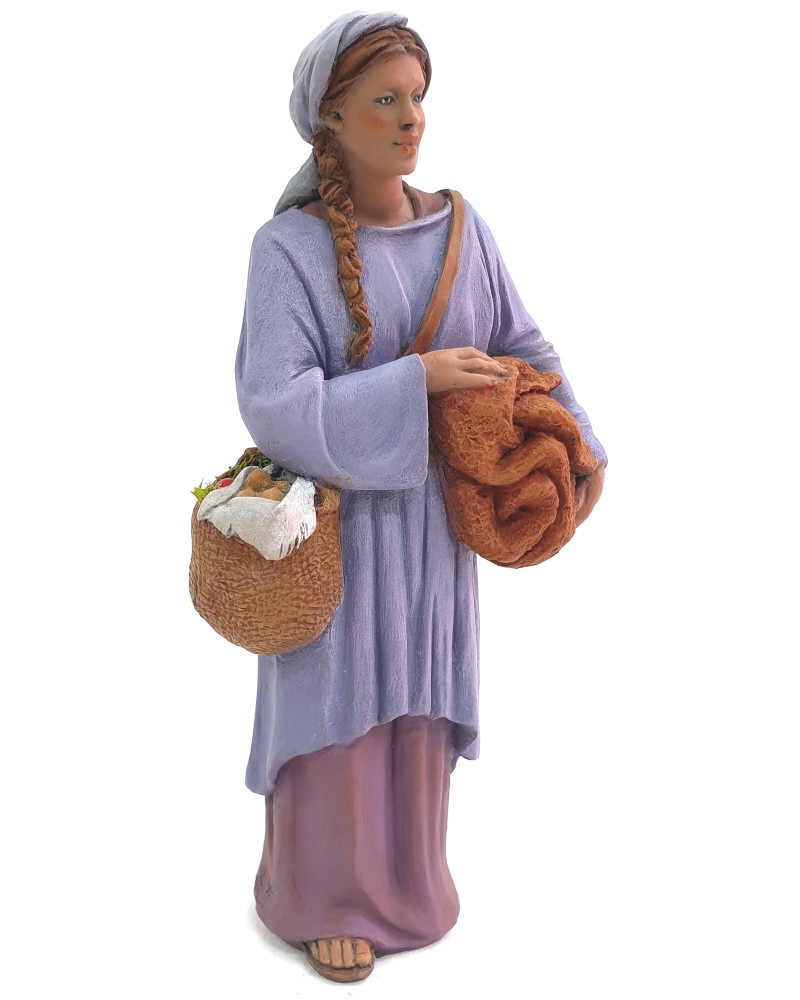 Mujer con manta 20 cm