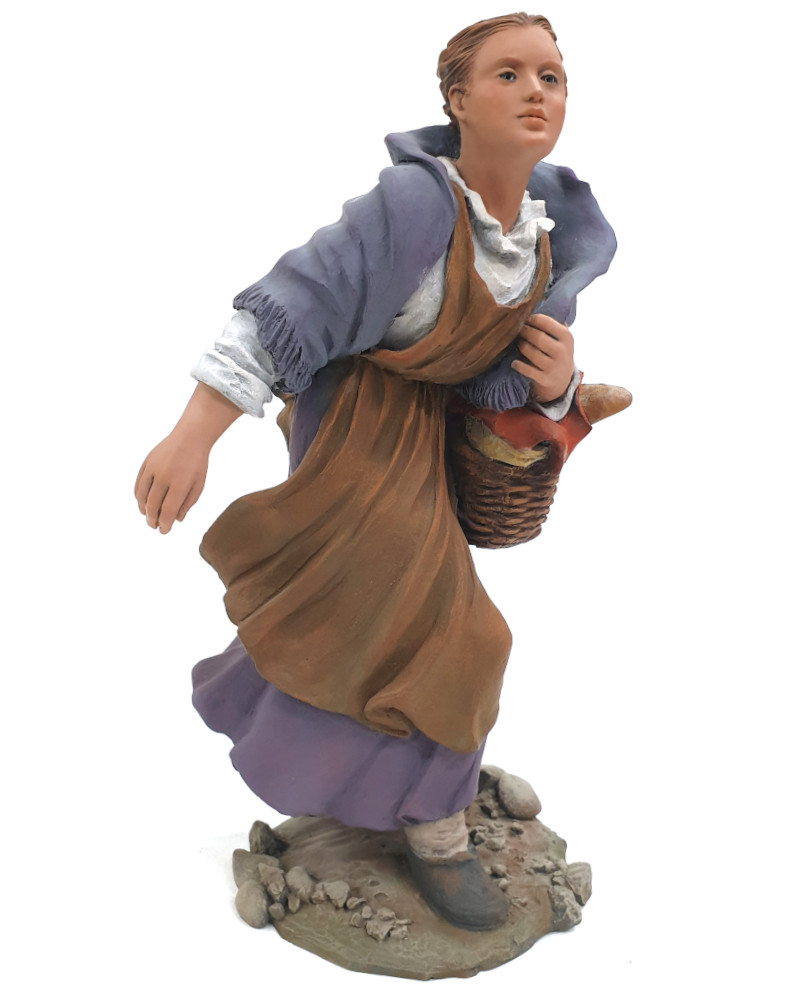 Pastora con cesta 12 cm