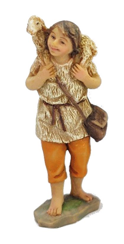 Pastor de resina 8 cm