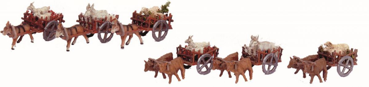 Carreta con animales 3cm